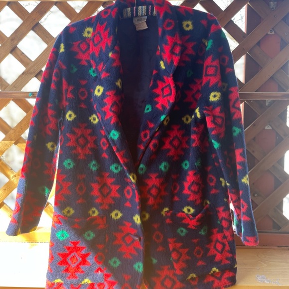 Vintage fleece blazer - Picture 2 of 6